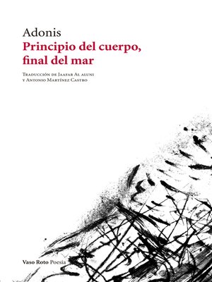 cover image of Principio del cuerpo, final del mar